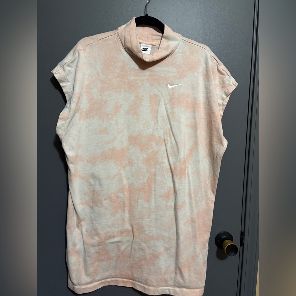 Nike Women's Soft Peach Muscle sweatshirt dress